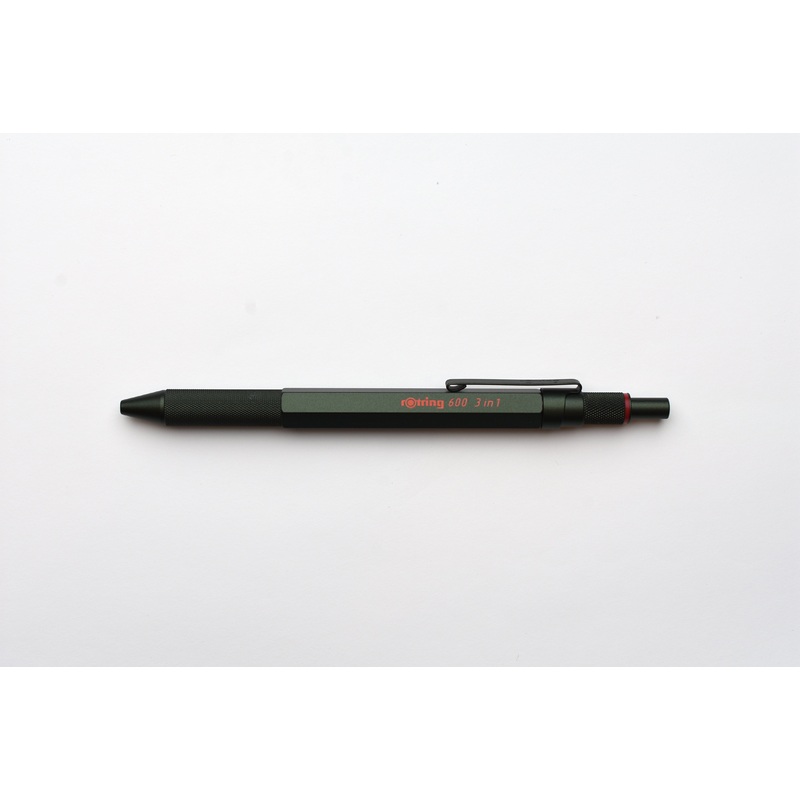 rOtring 600 3-in-1 Ballpoint Multi Pen – Camouflage Green