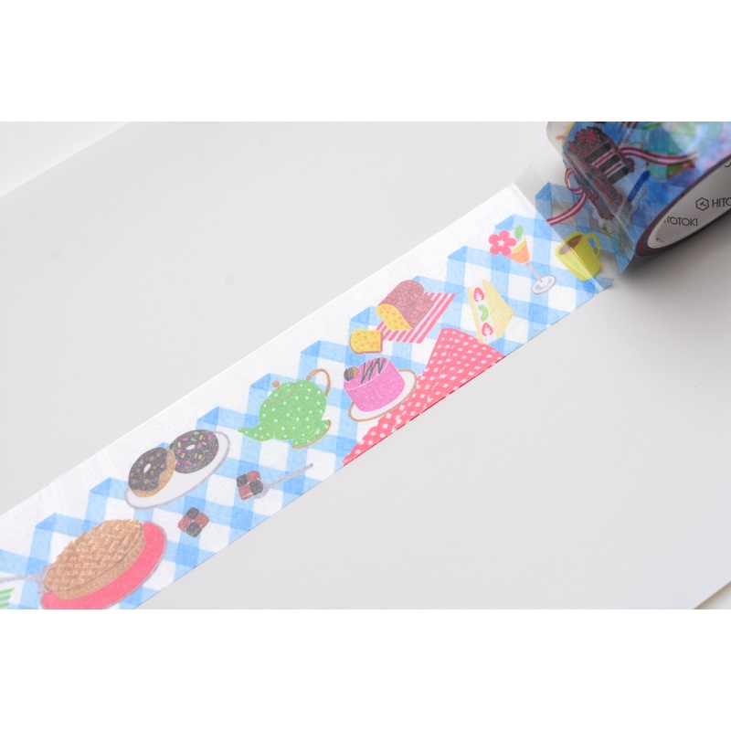 SODA Transparent Masking Tape – 30mm – Tea Time