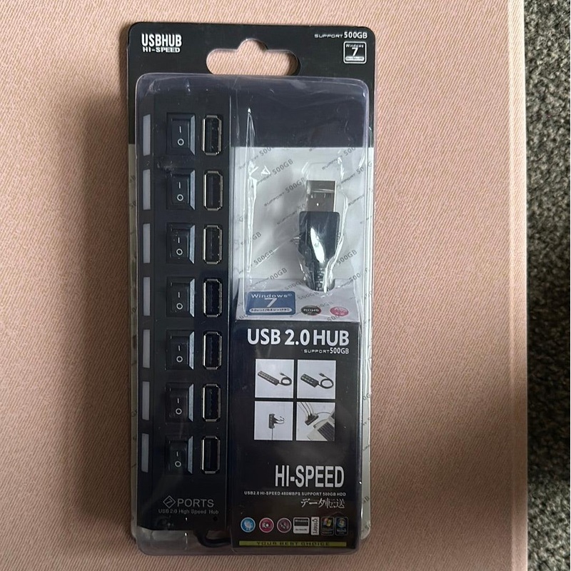 USB 2.0 Hi-speed 480mbps support 500GB HDD
