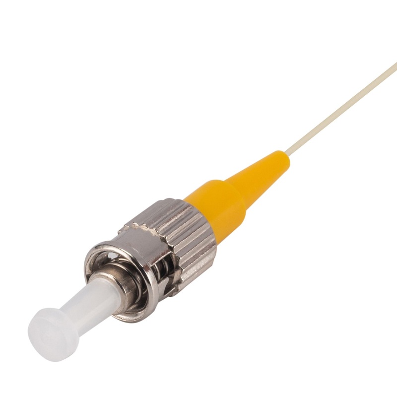 DYNAMIX 2M ST Pigtail G657A1 12 Pk Colour Coded, 900um Single-mode Fibre, Tight Buffer LSZH Jacket