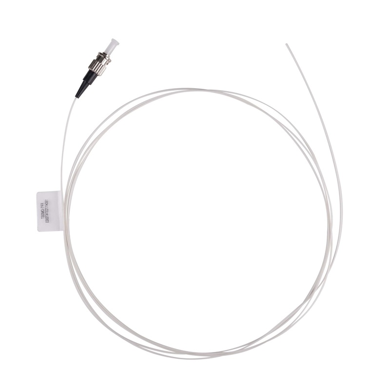 DYNAMIX 2M ST Pigtail OM3 1x Piece White, 900um Multimode Fibre, Tight Buffer LSZH Jacket