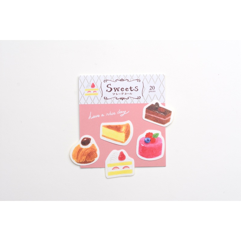 Furukawa Paper Sweets Flake Sticker – Cake