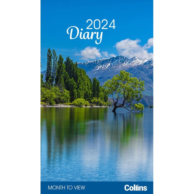 Collins Rosebank Diary NZ Landscapes 2 Weeks to View Even Year
