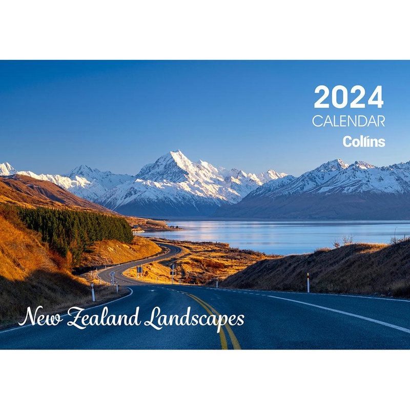 Collins Rosebank Wall Calendar A4 NZ Landscapes Even Year