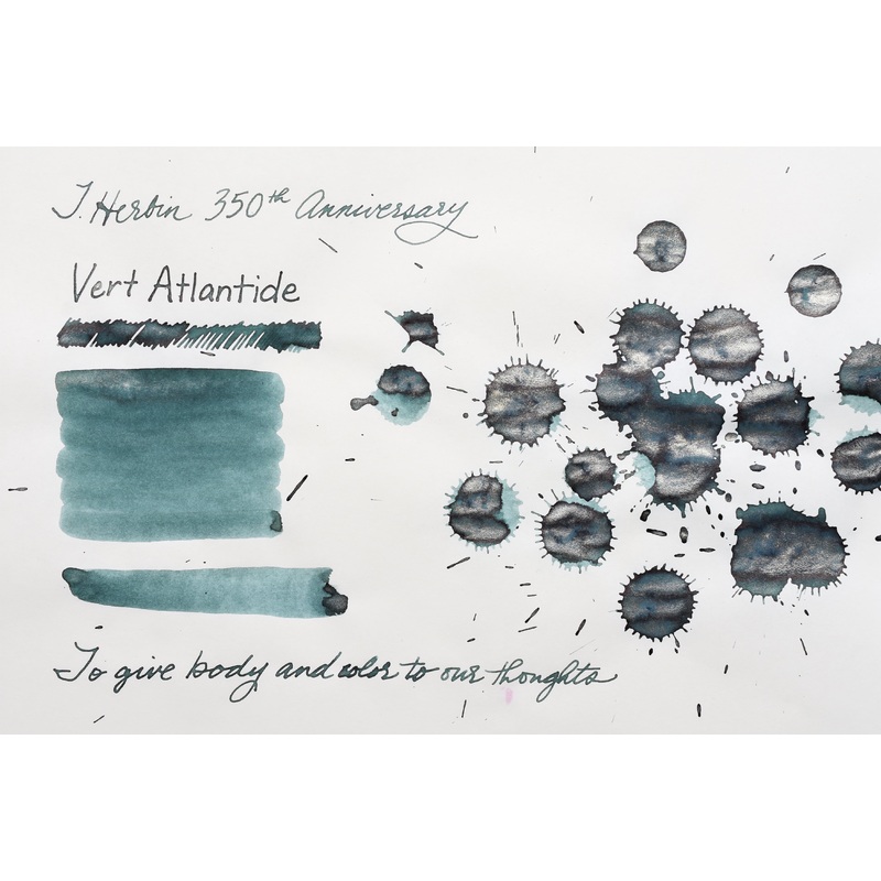 J. Herbin – Vert Atlantide – 350th Anniversary Ink – 50mL bottled ink