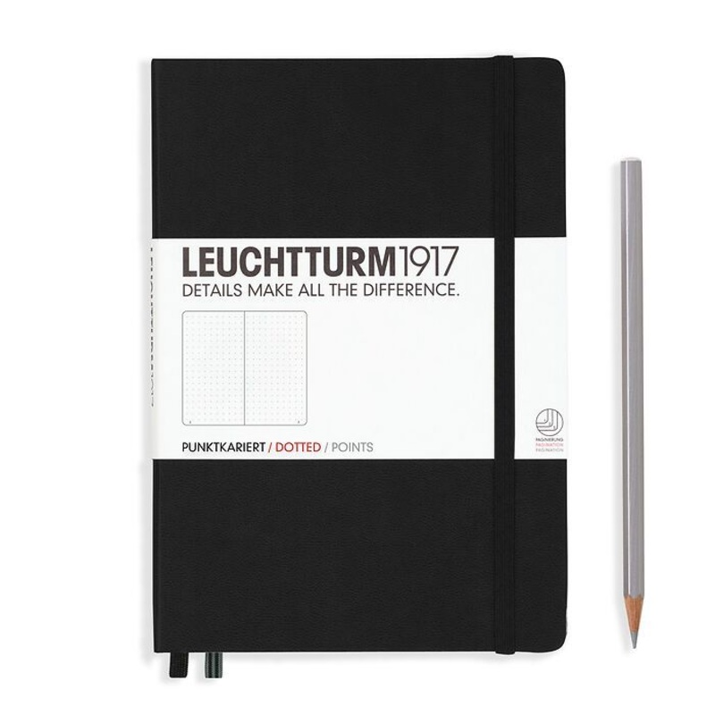Leuchtturm1917 Hardcover Medium Notebook – A5 – Dot Grid