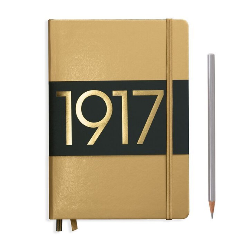 Leuchtturm1917 Hardcover Medium Notebook – Metallic Edition – A5 – Dot Grid (Discontinued)