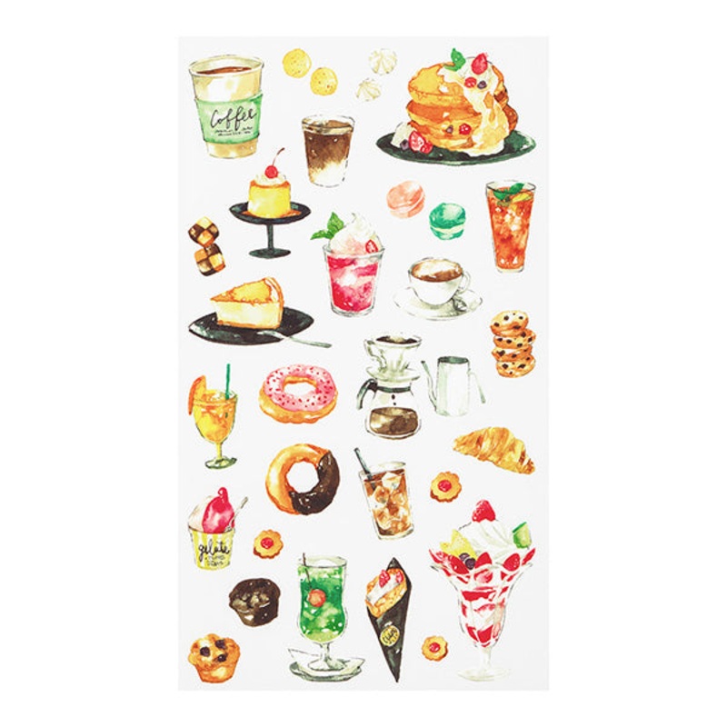 Midori Transfer Stickers for Journaling – Delicious Treats