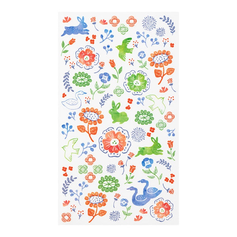 Midori Transfer Stickers for Journaling – Scandinavian Textiles