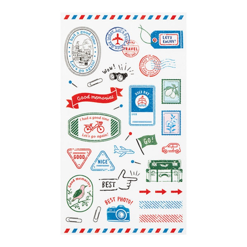 Midori Transfer Stickers for Journaling – Stamps