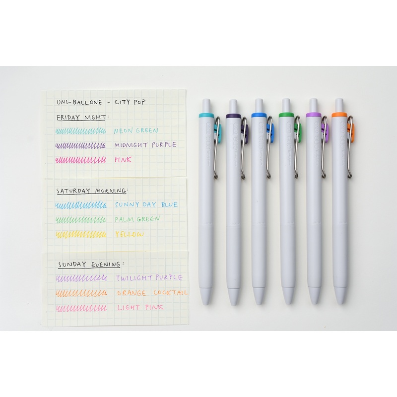 Uni-ball One – City Pop Color – 0.38mm – Limited Edition