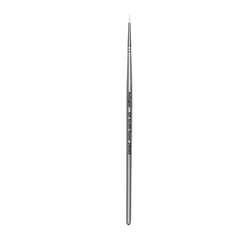 Bockingford Paint Brush 620 Taklon White Round Size 000