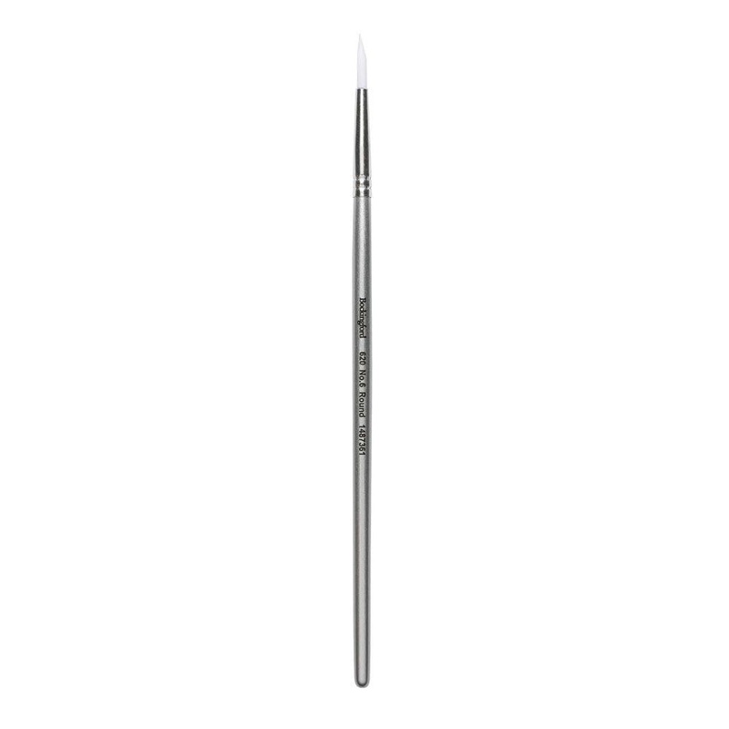 Bockingford Paint Brush 620 Taklon White Round Size 6