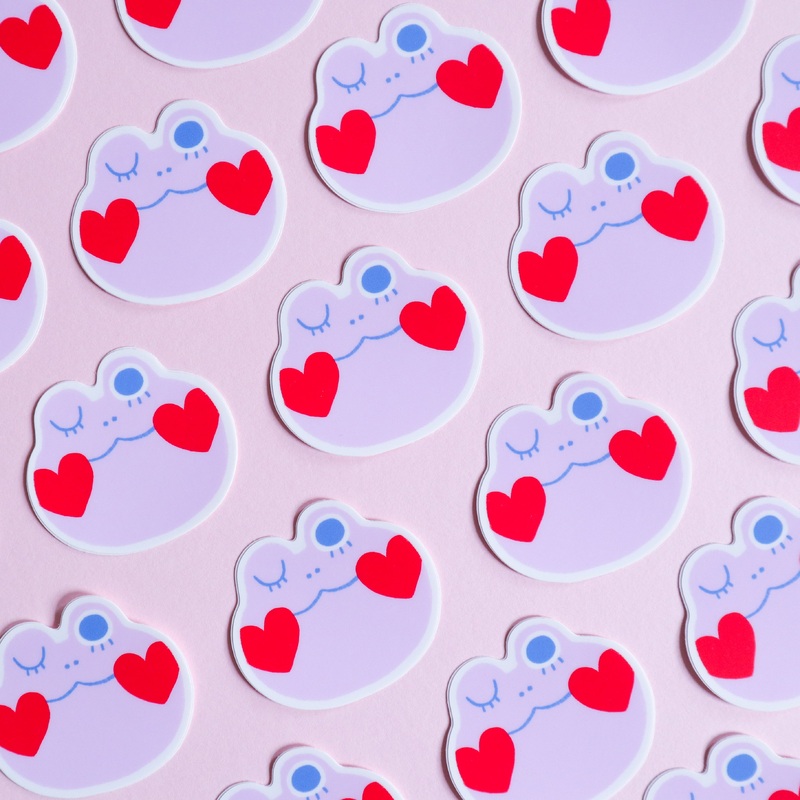 Radhia Rahman Sweetheart Froggy Sticker