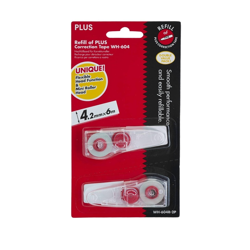 Plus Whiper MR REFILL 4.2×6 WH604 2/Pkt