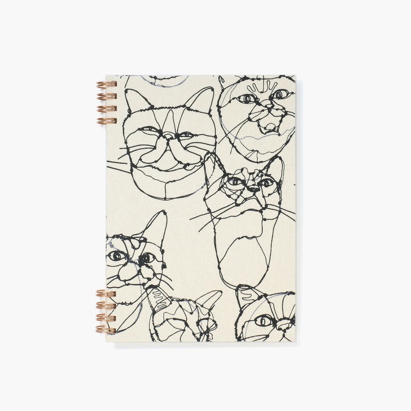 Kakimori Spiral Notebook – Kokka – Cat
