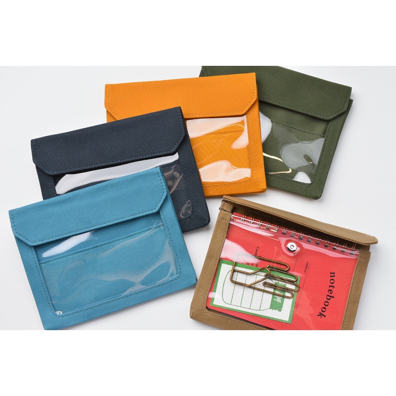 KING JIM Flatty Works Multi-Purpose Canvas Pouch – A6