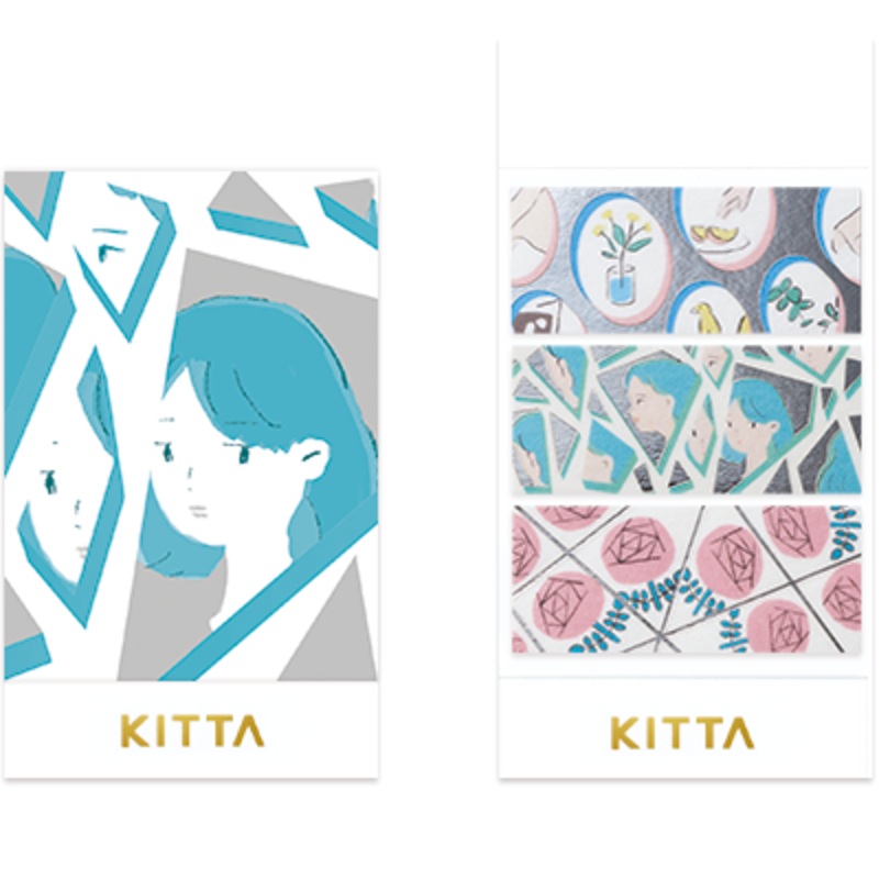 Kitta Portable Washi Tape – Wide – Mirror