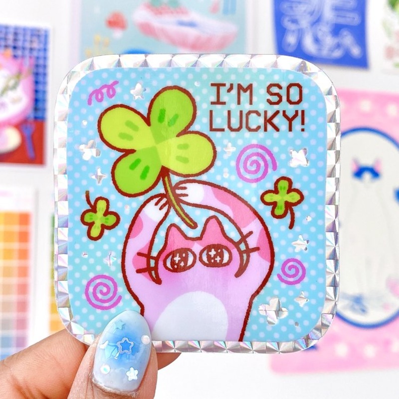 Radhia Rahman I’m So Lucky Sticker