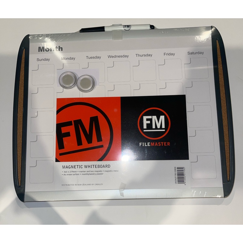 FileMaster Magnetic Whiteboard