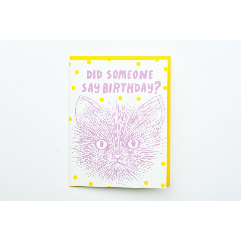Say Birthday Card