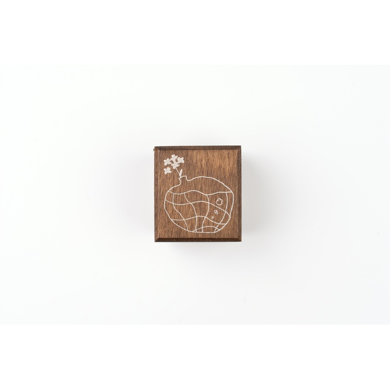 Some Sort of Fern Wooden Stamp – Flower Vase