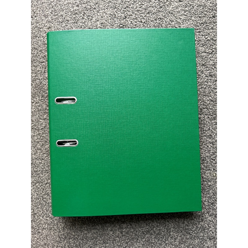 Foolscap Green Mini Arch File – Durable Document Organizer by FM Stationery