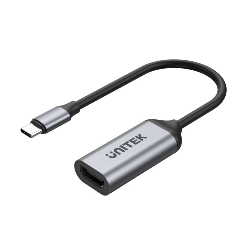 UNITEK USB-C to HDMI 4K Adapter. Stream with HDCP2.3, Supports a Wide Range of Devices Including USB-C-Enabled Mac, iPad. XPS, Surface. & Much More. Plug & Play. Space Grey Colour