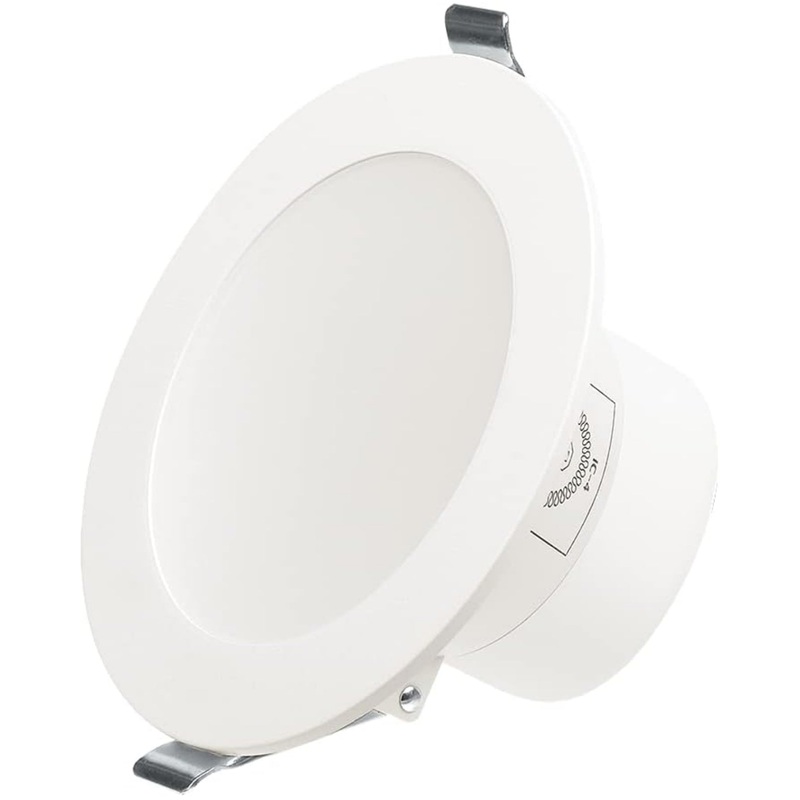 Verbatim LED Recessed Downlight (Flat Diffuser) – 10W, CCT Selectable, 950-1050lm with AU Plug: