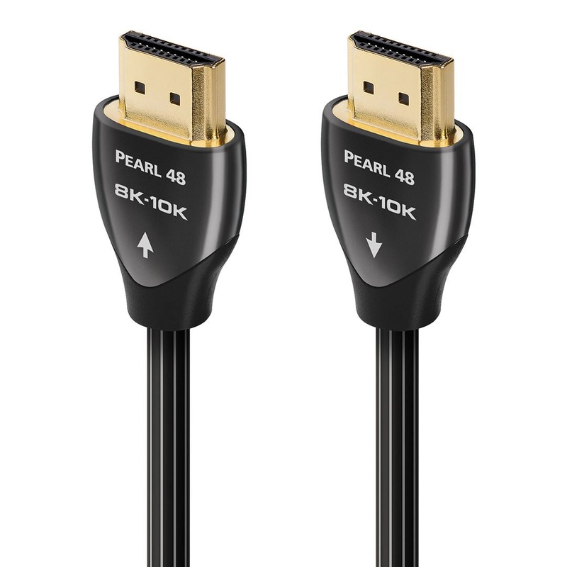 AUDIOQUEST Pearl 48G 2M HDMI cable. Solid long grain copper Resolution – 48Gbps – up to 8K-60 Supports enhanced audio return (eAR Noise Dissipation – level 1 Direct controlled conductors.