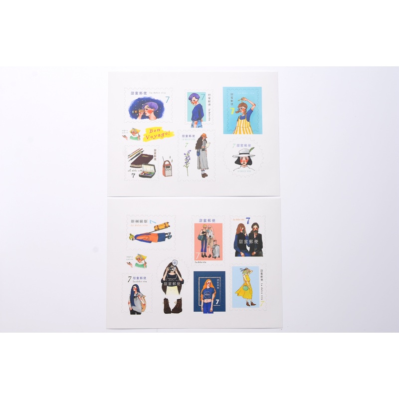 La Dolce Vita Stamp Sticker Sheet – Aurora