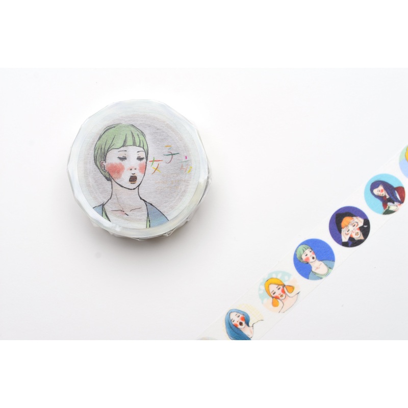 La Dolce Vita Washi Tape – Girl Portraits Circle