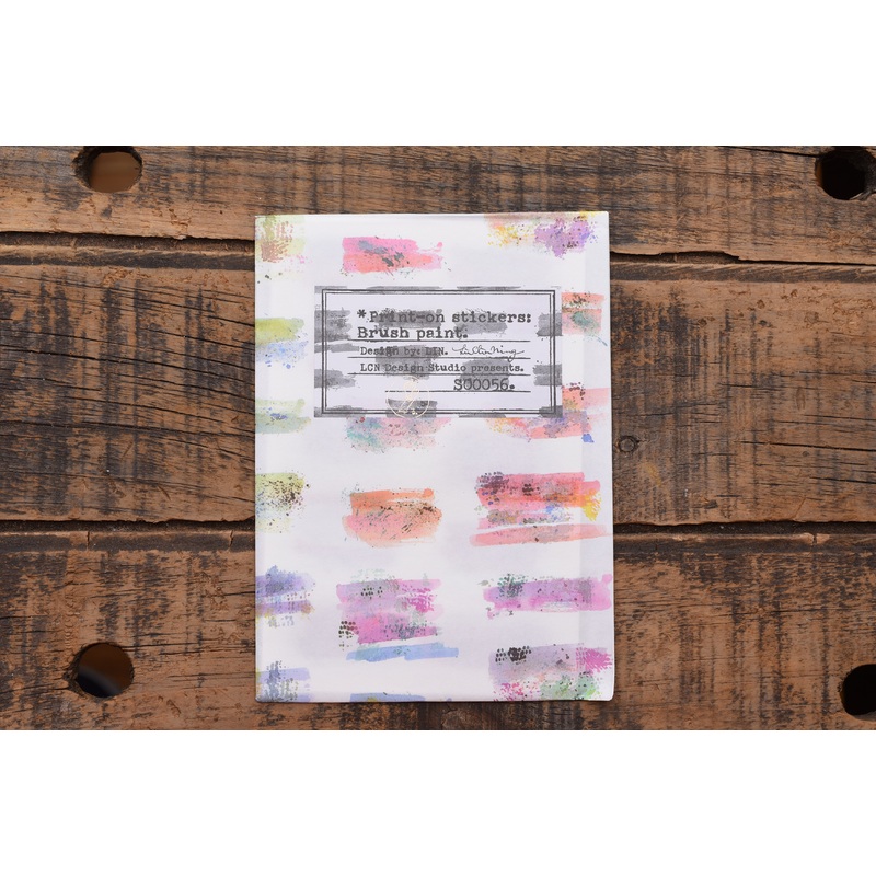 LCN Print On Stickers – Brush Paint