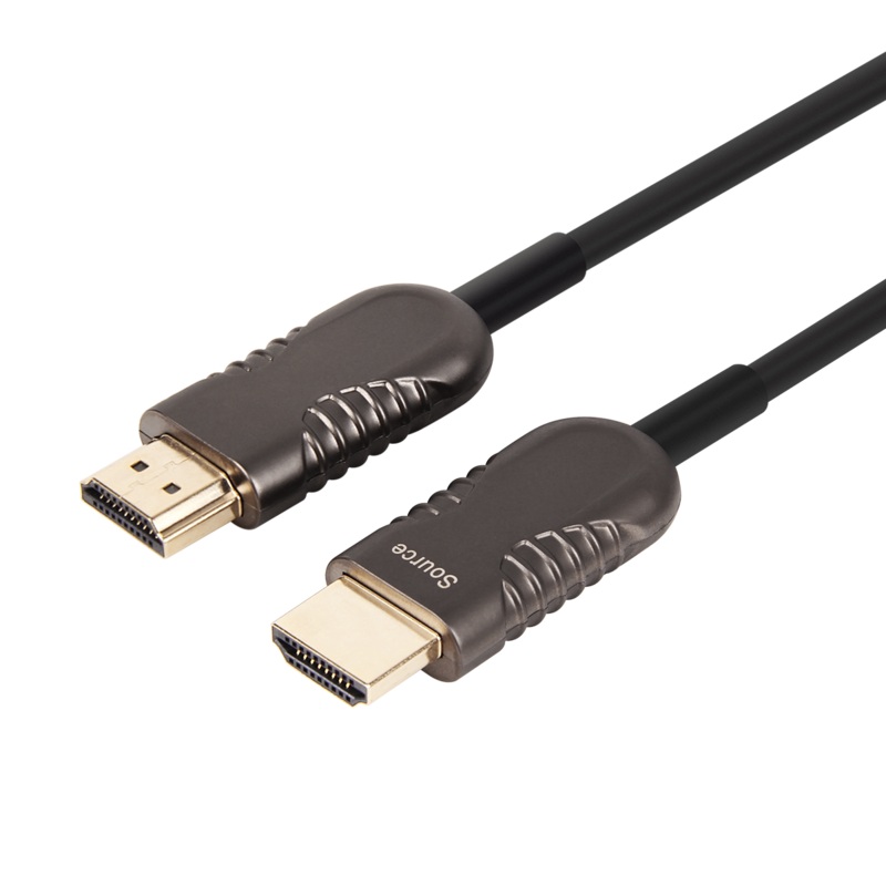 UNITEK 15m UltraPro HDMI 2.0 Fibre Active Optic Cable. OD 4.0mm. Zinc Alloy Connector. Max Res: 4K@60Hz (3840×2160) HDR. ARC Audio Return Channel, DV Dolby Vision Compliant. Vision Compliant