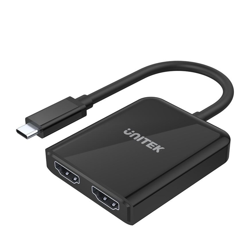 UNITEK 4K USB-C to Dual HDMI Adapter with MST. Supports 4K@60Hz HDCP 2.2. Bus-powered. Plug & Play. Supports Screen Mirroring & Extending on Windows OS. STOCK CLEARANCE SALE Up to 20% OFF
