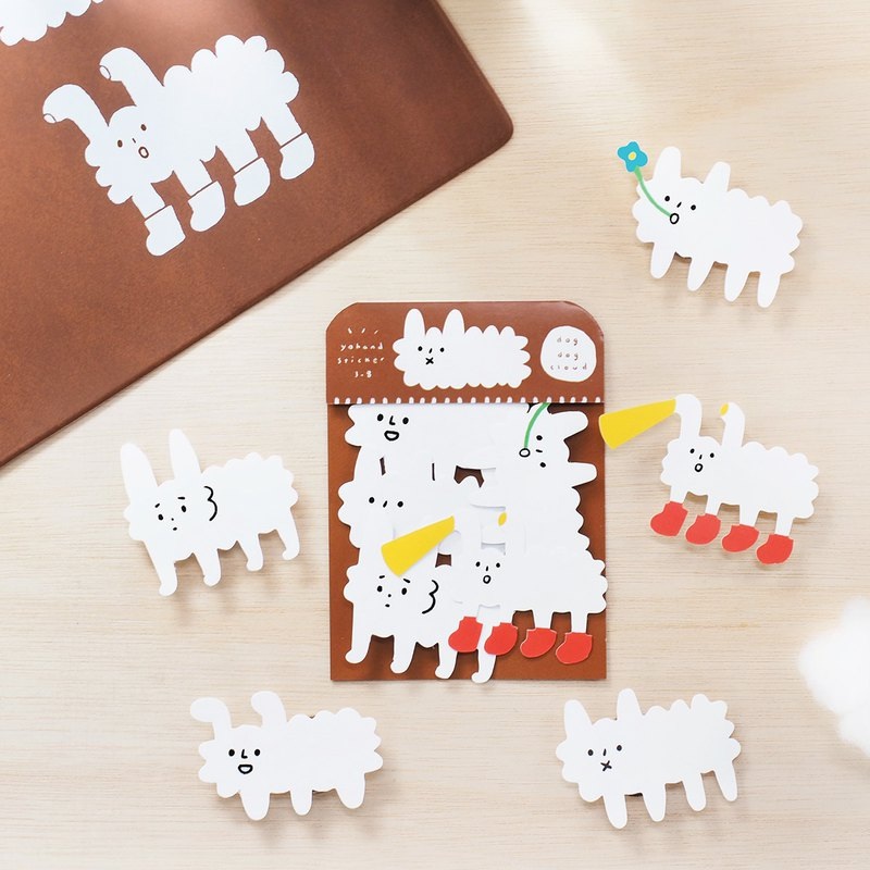 Yohand Studio Sticker Pack – Fluffy Cloud Dog
