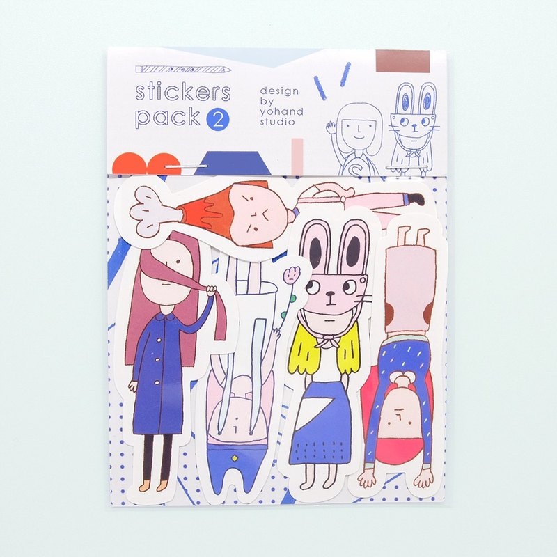 Yohand Studio Sticker Pack – Little Girls