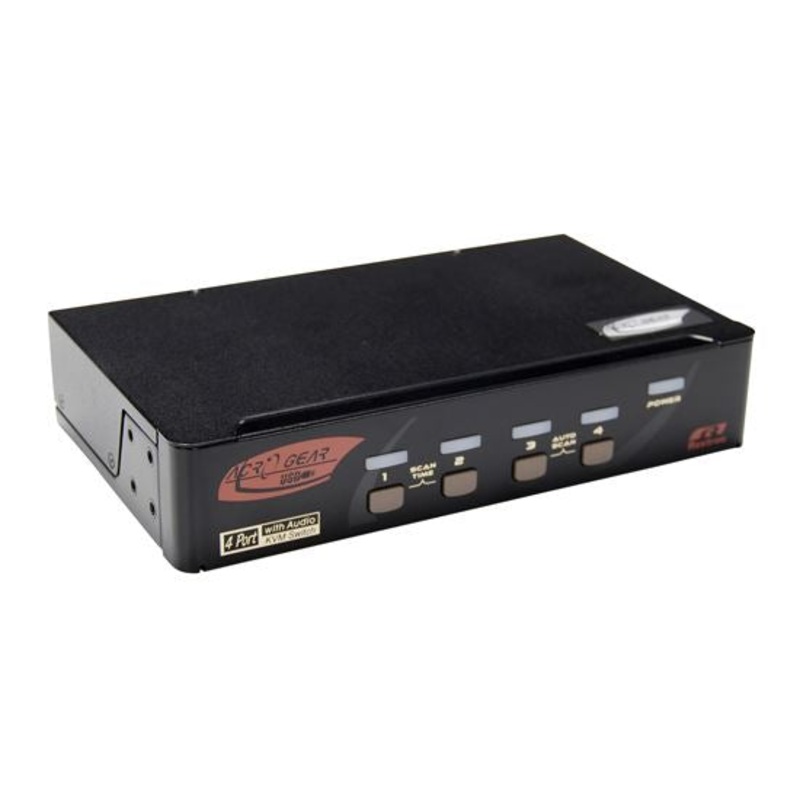 REXTRON 4 Port HDMI USB KVM Switch with Audio. USB Console. Full HD (1920×1080). 7.1 Channel High Definition Audio.