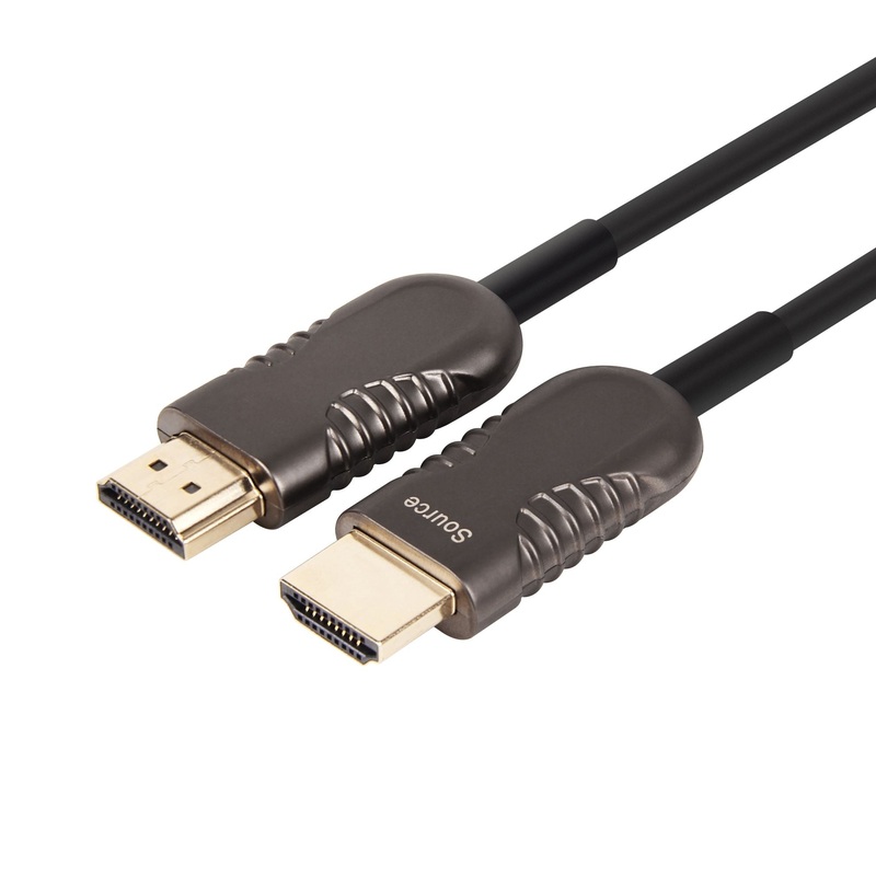 UNITEK 100m UltraPro HDMI 2.0 Fibre Active Optic Cable. OD 4.0mm. Zinc Alloy Connector. Supports CEC. Max Res: 4K@60Hz (3840×2160) HDR. DV Dolby Vision Compliant
