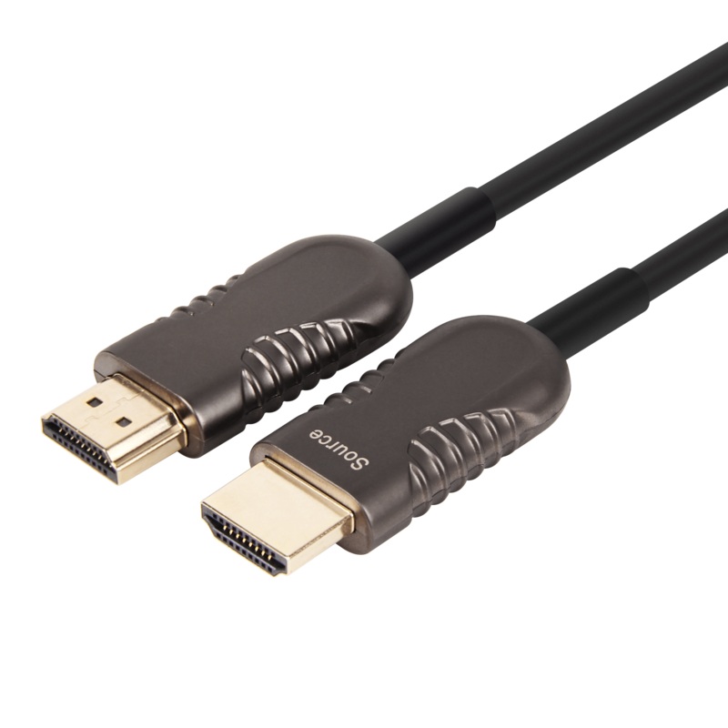 UNITEK 40m UltraPro HDMI 2.0 Fibre Active Optic Cable. OD 4.0mm. Zinc Alloy Connector. Supports CEC. Max Res: 4K@60Hz (3840×2160) HDR. ARC Audio Return Channel, DV Dolby Vision Compliant