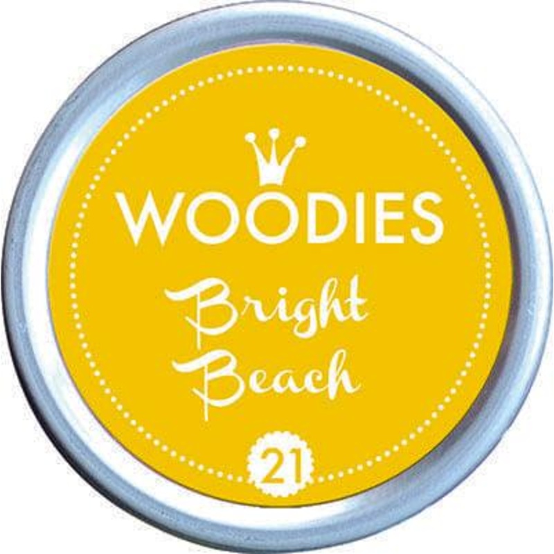 Colop Woodies Stamp Pad 38mm Bright Beach