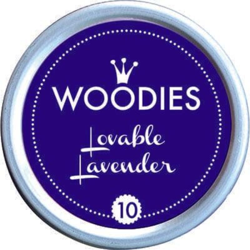 Colop Woodies Stamp Pad 38mm Lovable Lavender