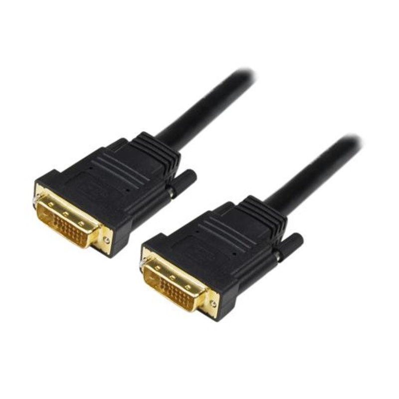 DYNAMIX 5m DVI-I Male to DVI-I Male Dual Link (24+5) Cable. Supports Digital & Analogue Signals