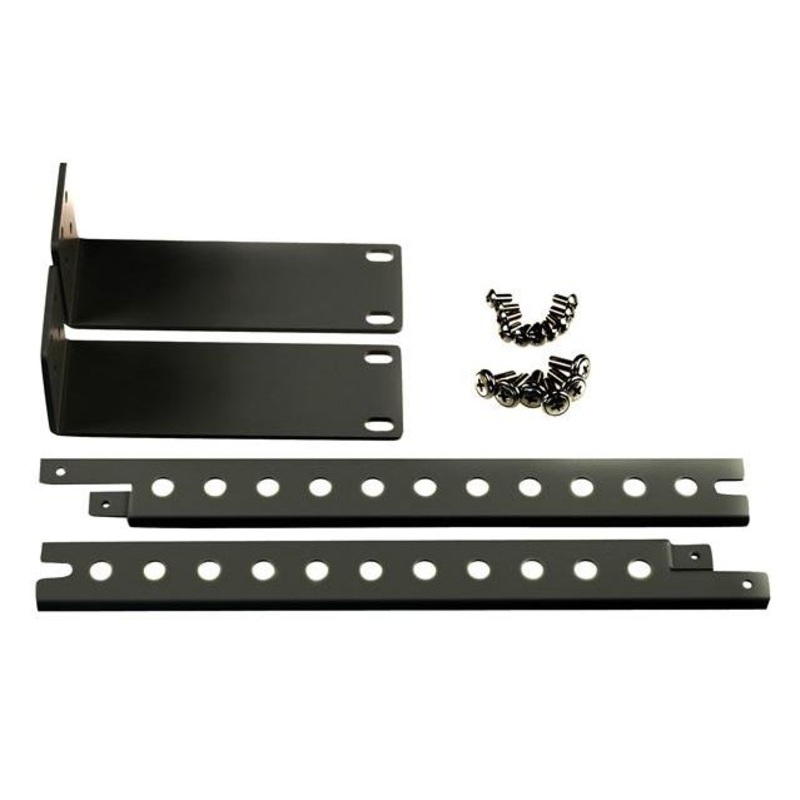 REXTRON 19” Rackmount Kit for 4 Port KVM Switch. BLACK Colour.