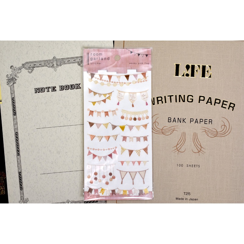 Room Garland Sticker – Smoky Pink Flag