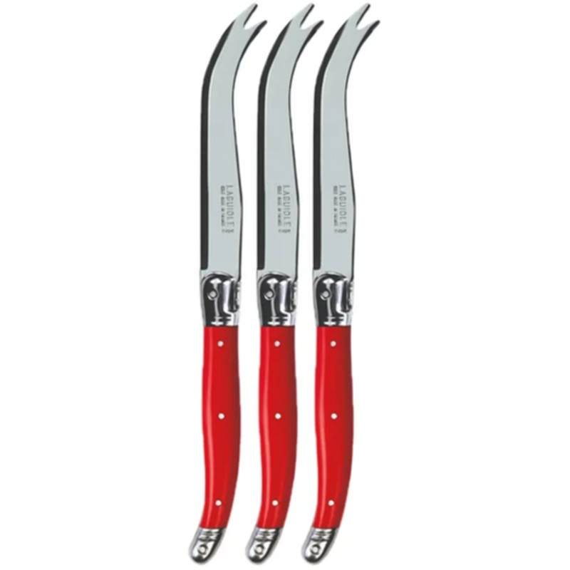 VERDIER CHEESE KNIFE BRIGHT RED (3)