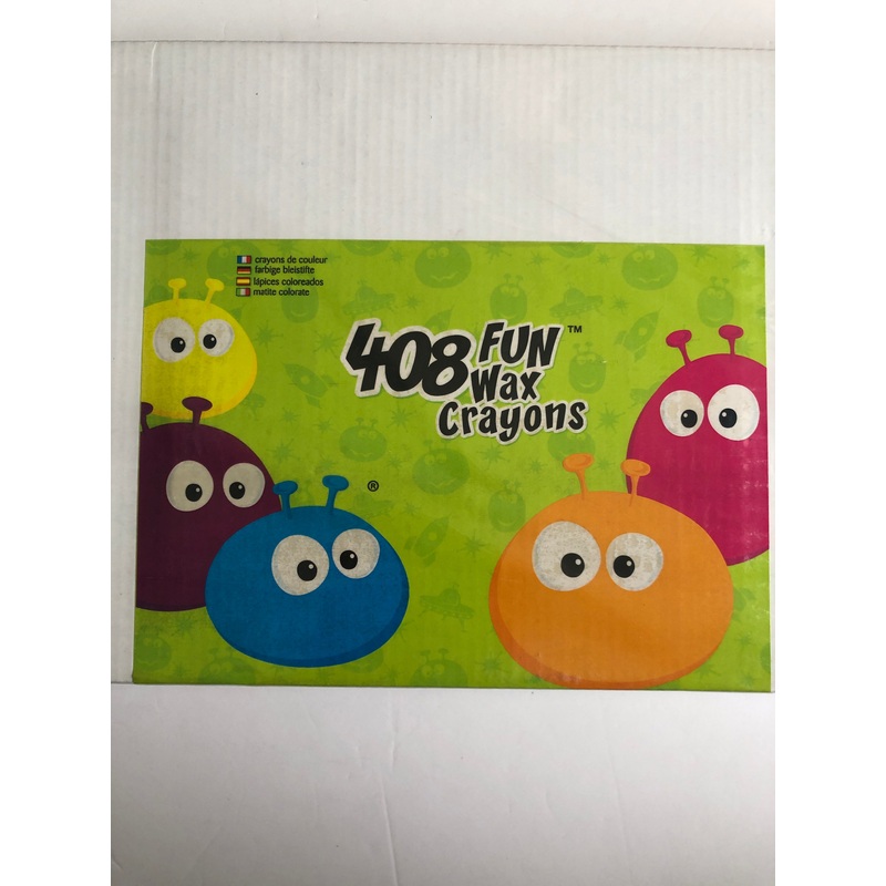 408 Fun Wax Crayons – Assorted Colors for Creative Adventures