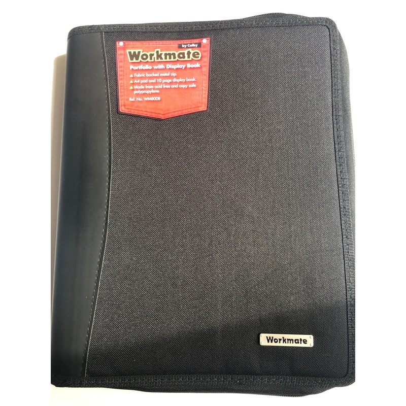 Colby Workmate Portfolio with Display Book – Professional Organizer