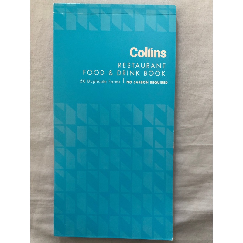 Collins Restaurant Food & Drink Book (50 Duplicate Forms)