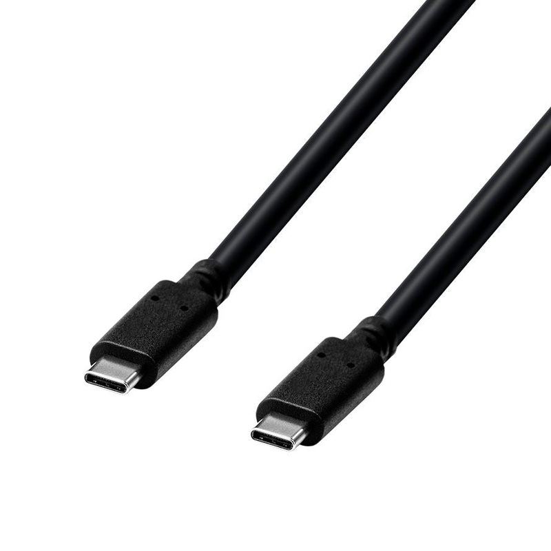 DYNAMIX 2m USB-C to USB-C Cable. Supports 100W PD, Supports 4K@60Hz UHD (3840 x 2160), HDR 10-bit depth, Supports fast charge, Plug & Play, Black Colour.